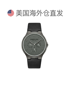 自营Kenneth Cole Men's Classic 44mm Quartz Watch - dark grey
