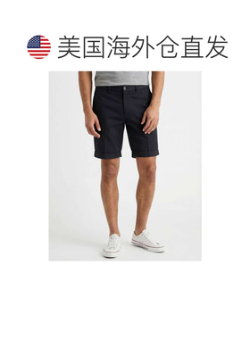 自营Peserico Cotton Men's Shorts - navy blue 美国奥莱直发