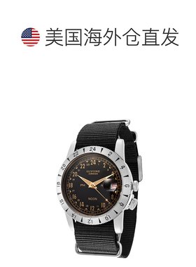 自营Glycine Men's Airman 40mm Automatic Watch - black 美国奥