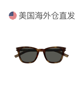 自营saint laurentSl 716 Slim Tortoiseshell Rectangular Sungl