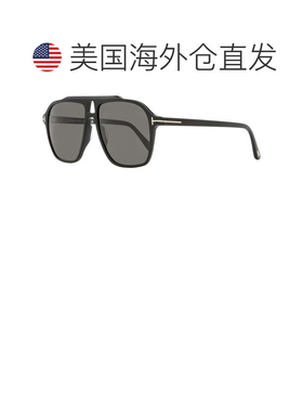 自营Tom Ford Men's Autari Sunglasses TF1209 01A Black 56mm -