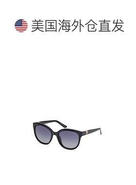 自营Guess Resin Women's Sunglasses - black 美国奥莱直发