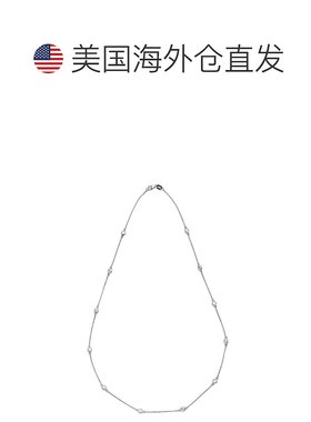 自营Suzy Levian 14K 白金 4/5 TDW 包边钻石项链 - 白色 【美国