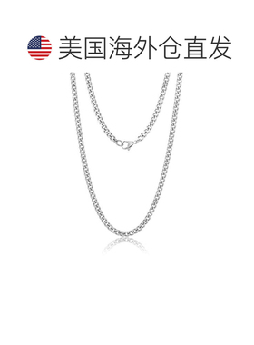 自营 adornia5 毫米古巴链银 24 英寸 - 银 美国奥莱直发配饰链子
