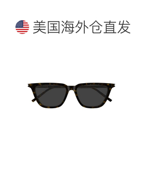 自营saint laurentSl 889 Sulpice Thin Rectangular Tortoiseshe