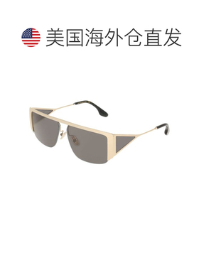 自营Victoria Beckham Metal Women's Sunglasses - gold 美国奥