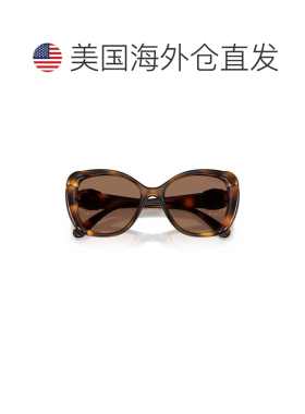 自营swarovski0Sk6051U Oversized Tortoiseshell Sunglasses wit