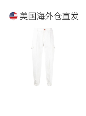 自营Brunello Cucinelli Cotton Casual Men's Pants - white 美