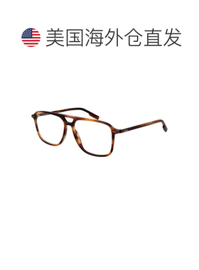 自营Ermenegildo Zegna Acetate Glasses Men's (Frames) - brown
