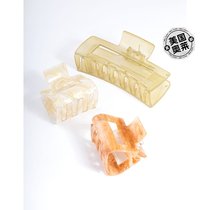 lovisaOlive Mix Cut Out Claw 3 pieces-multiple (American Ole) straight hair