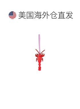 自营mulberry质感龙虾钥匙扣，搭配光滑的紫色表带-红色 美国奥莱