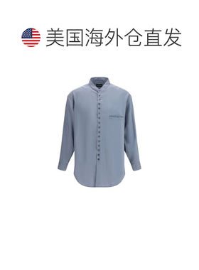 自营Giorgio Armani Silk Men's Shirt - gray 美国奥莱直发