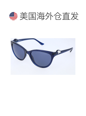自营Moschino Women's 56 mm Blue Sunglasses - blue 美国奥莱直
