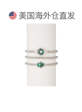 自营 eye candyLaila 串珠手链套装 - 银白色 美国奥莱直发饰品