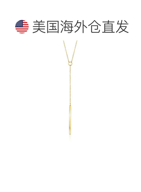 自营RS Pure by Ross-Simons Italian 14kt Yellow Gold Bar Y-Ne