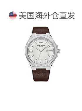 自营Kenneth Cole Men's Classic mm Quartz Watch - white 美国