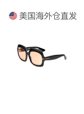 自营Tom Ford Women's Ren 60mm Sunglasses - black 美国奥莱直