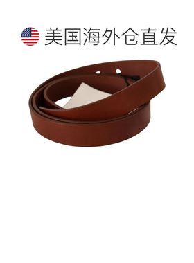 自营Costume National Leather Fastening Women's Belt - brown