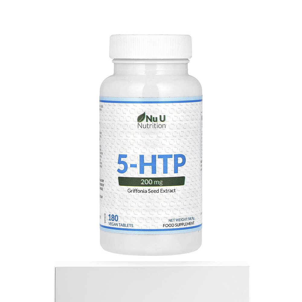 香港直发Nu U Nutrition5 HTP素食片健康温和易吸收180片 - 图3