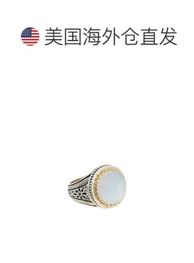 自营Konstantino Silver & 18K Doublet Ring - pattern 美国奥莱