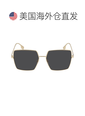 自营Burberry Daphne Dark Grey Square Ladies Sunglasses BE313