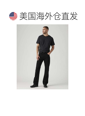 自营Men's Levi's 517 Jeans  Black Denim Dark Wash Bootcut Le