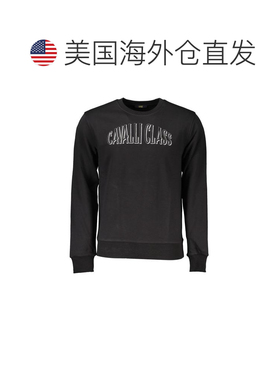 自营Cavalli Class Cotton Men Men's Sweatshirt - black 美国奥
