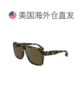 自营victoria beckhamVB671S 012 Black Yellow Havana/Brown - b