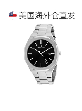 自营Christian Van Sant Men's Black dial Watch - black 美国奥