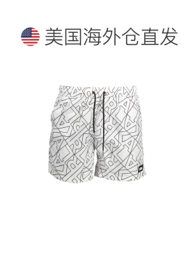 自营Karl Lagerfeld Polyester Men's Swim Men's Boxer - white