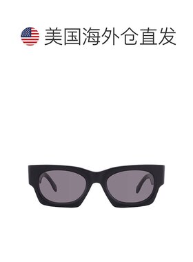 自营Palm Angels BODIE Dark Grey Square Unisex Sunglasses PER