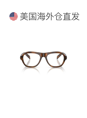 自营pradaTortoiseshell 0pr C12v飞行员灵感太阳镜-棕色 美国奥