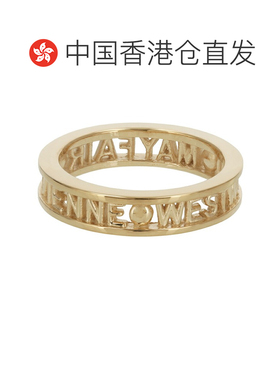 自营 Vivienne Westwood Westminster戒指4毫米宽带品牌标志64040