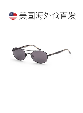 自营Donna Karan女士51毫米黑色太阳镜-黑色 美国奥莱直发