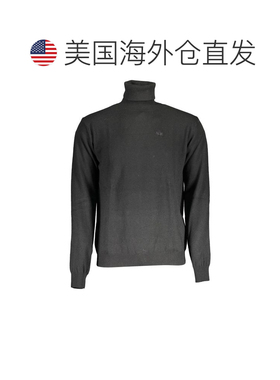 自营La Martina Wool Men Men's Sweater - black 美国奥莱直发