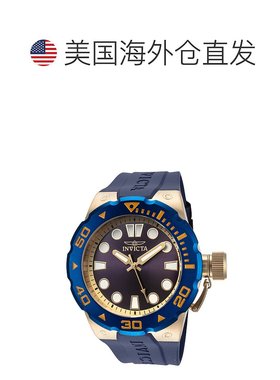 自营Invicta Men's Pro Diver 51mm Blue Quartz Watch - blue 美