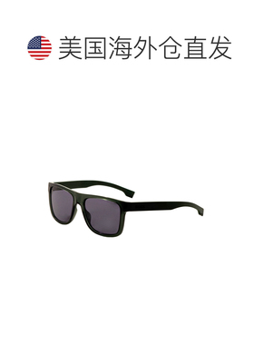 自营Hugo Boss Men's 55mm Green Sunglasses - green 美国奥莱直