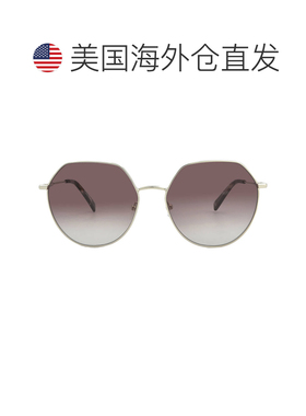 自营Longchamp Brown Irregular Ladies Sunglasses LO154S 727 6