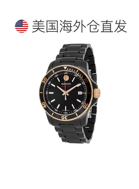 自营Movado Men's Series 800 Black Dial Watch - black 美国奥
