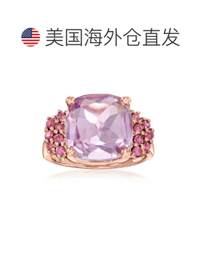 自营Ross-Simons 红榴石石榴石和紫水晶戒指 美国奥莱直发