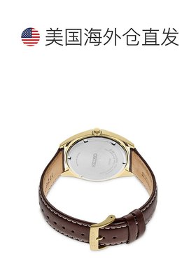 美国直邮SEIKO 通用 休闲手表皮带进口精工腕表表带钻石