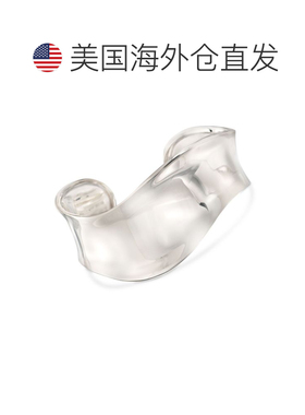 自营ross-simonsRoss Simons纯银自由形波浪形手镯-8英寸 美国奥