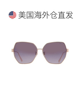 自营Chopard Grey Gradient Butterfly Ladies Sunglasses SCHL28