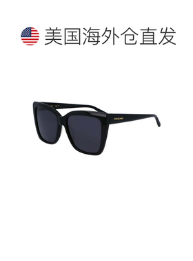 自营salvatore ferragamoSF1102S 001黑色/灰色-黑色 美国奥莱直