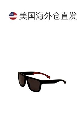 自营 Hugo Boss男式59毫米黑色太阳镜-哑光黑色 美国奥莱直发