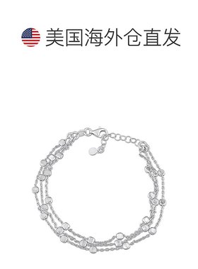 自营 mimi & max925 纯银多股链式手链，7.5 英寸 美国奥莱直发