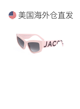 自营Marc Jacobs女士55毫米粉色酒红色太阳镜MARC796-S-NXA-55-粉