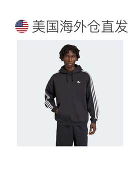 自营Men's adidas ADICOLOR CLASSICS 3-STRIPES HOODY - black