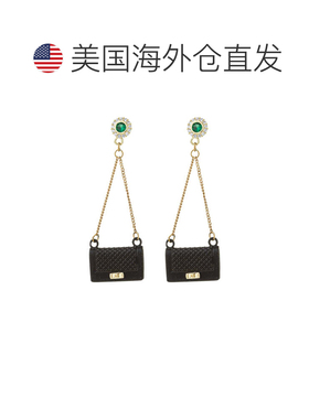 自营 eye candyElla 钱包耳环 - 黄色 - 黑色 美国奥莱直发饰品