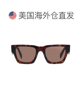 自营Prada Brown Square Men's Sunglasses PR A06S 17N06B 50 -